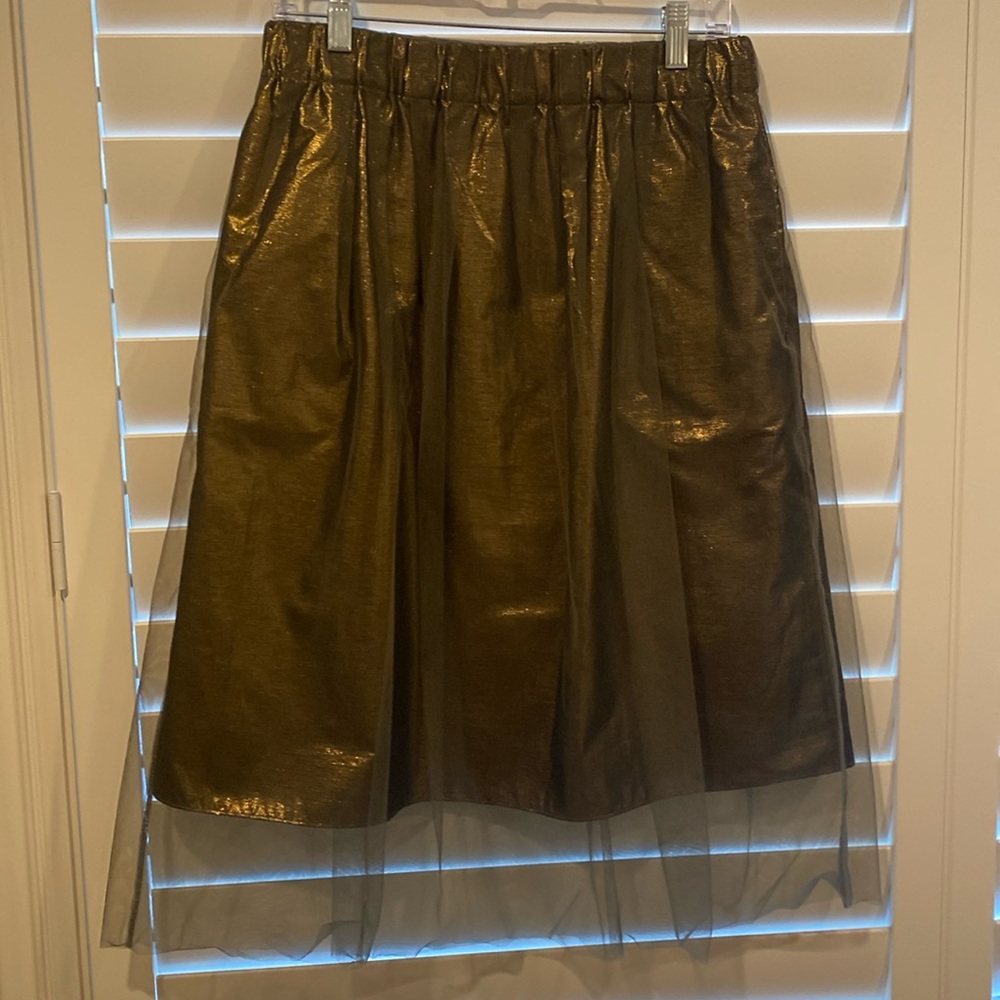 Brunello Cuccinelli toile skirt
